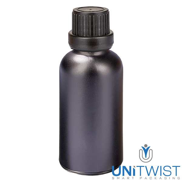 30ml Tropfflasche 2mm Originalitätsverschluss BlackL. UT18/30