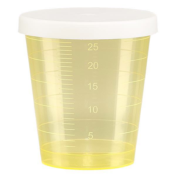 Copo para medicamentos amarelo 30ml Copo para medicamentos amarelo 30ml