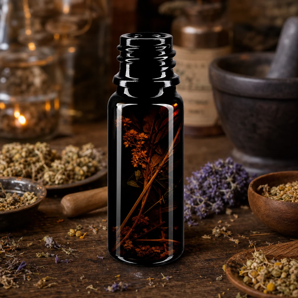 Frasco de vidro violeta 10ml DIN 18 (Mironglas) Frasco elegante Mironglass 10ml DIN 18 em violeta escuro para aromaterapia profissional