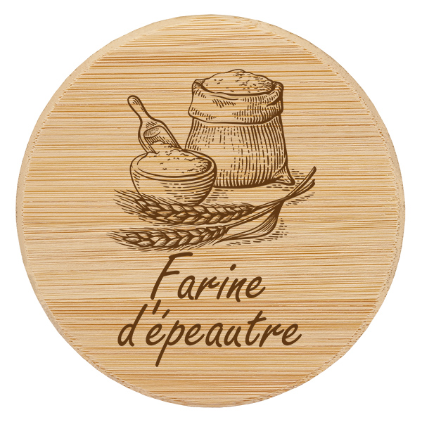 Bois "farine d'épeautre" para WECK RR100 Bois "farine d'épeautre" para WECK RR100