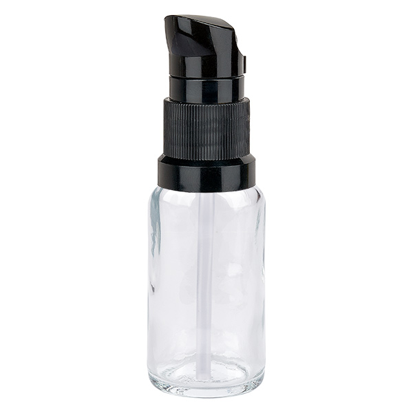 Frasco doseador de 20 ml preto com tampa standard ClearLine UT18/20 Frasco doseador de 20 ml preto com tampa standard ClearLine UT18/20