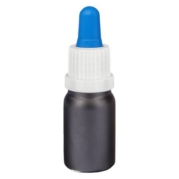 Frasco pipeta de 5ml branco/azul com fecho inviolável BlackLine UT18/5