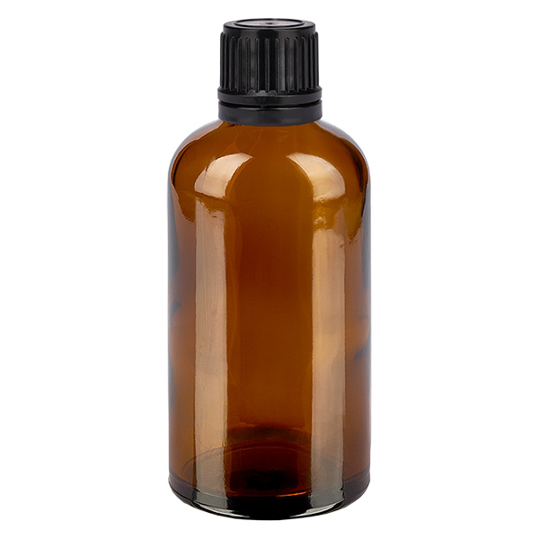 Frasco de 100ml (Globul) 8mm GR s. OV CastanhoL. UT18/10