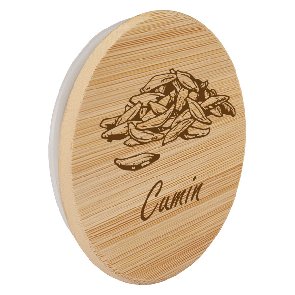 Advérbio em madeira "cominho" para WECK RR60 Advérbio em madeira "cominho" para WECK RR60