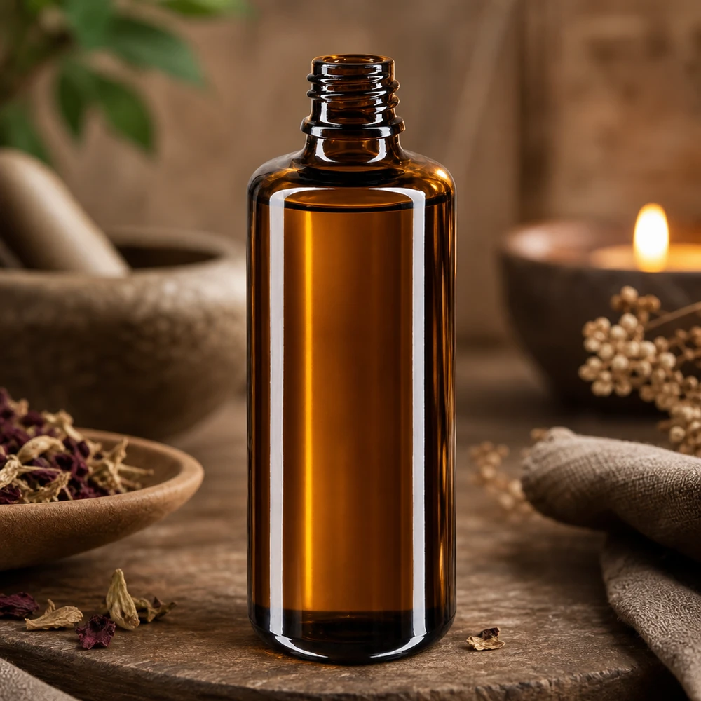 Frasco de vidro violeta 100ml DIN 18 (Mironglas) Frasco compacto de 100 ml com conta-gotas Orion em vidro Miron violeta com proteção UV para aromaterapia e naturopatia