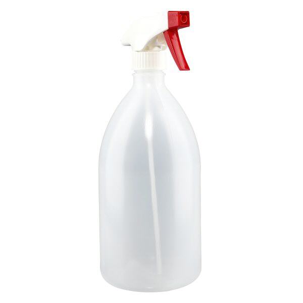Frasco de spray de 1000ml, frasco de laboratório com gargalo estreito