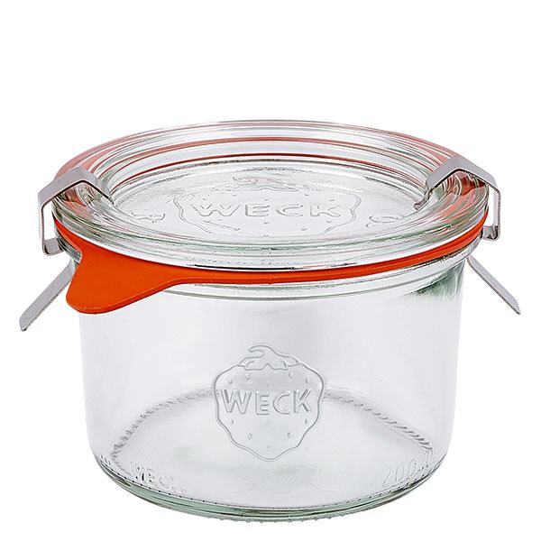 Copos de vidro de 200ml completos WECK RR80