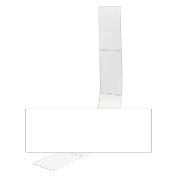 Pacote de 20 etiquetas 54 x 154,5mm para rotulagem Etiquetas brancas 54x154,5mm para etiquetagem num pacote de 20 num fundo neutro