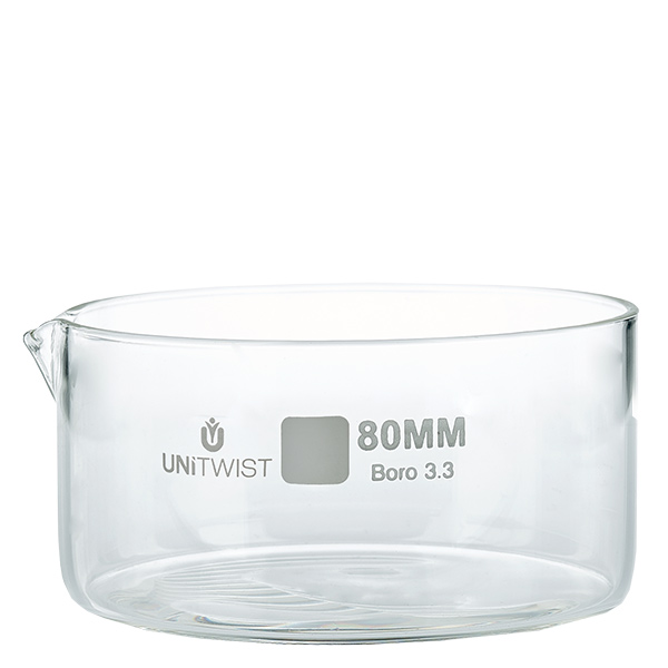 Prato de cristalização ø80mm vidro borossilicato UNiTWIST Prato de cristalização ø80mm vidro borossilicato UNiTWIST