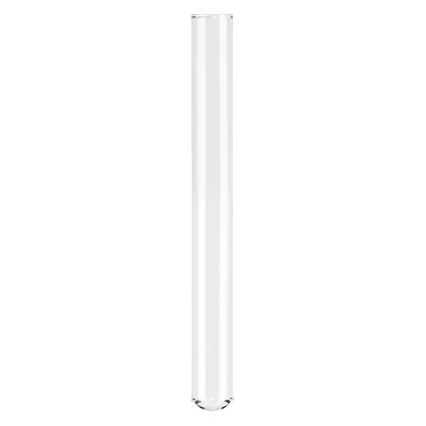 Tubo de ensaio 160x16mm, vidro de cal sodada