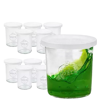 Conjuntos WECK com tampa para conservar a frescura