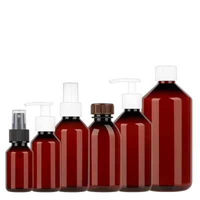 Frascos médicos em PET