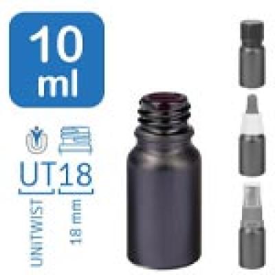 Frascos farmacêuticos BlackLine 10 ml UT18