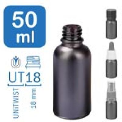 Frascos farmacêuticos BlackLine 50 ml UT18