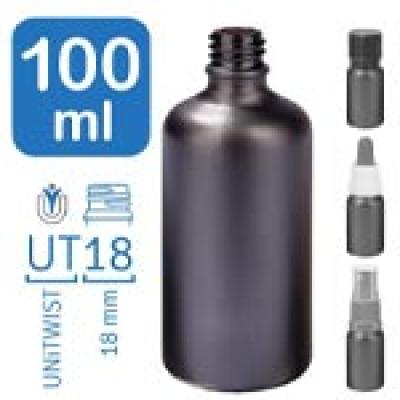 Frascos farmacêuticos BlackLine 100 ml UT18