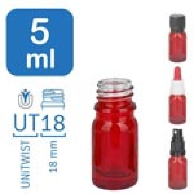 Frascos farmacêuticos RedLine de 5 ml