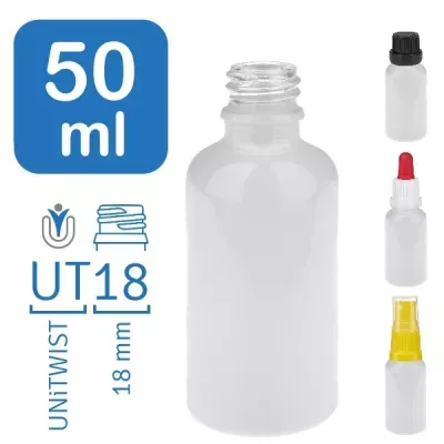 Flacons de pharmacien WhiteLine 50 ml UT18