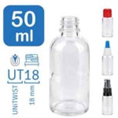 Frascos farmacêuticos ClearLine 50 ml UT18