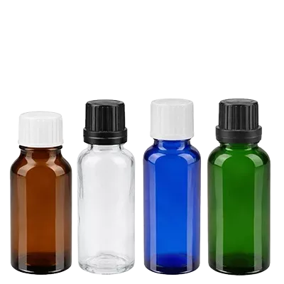 Frascos com tampa de rosca