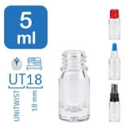Frascos farmacêuticos ClearLine 5 ml UT18