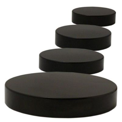 Tampas de rosca para frascos de vidro castanho e transparente